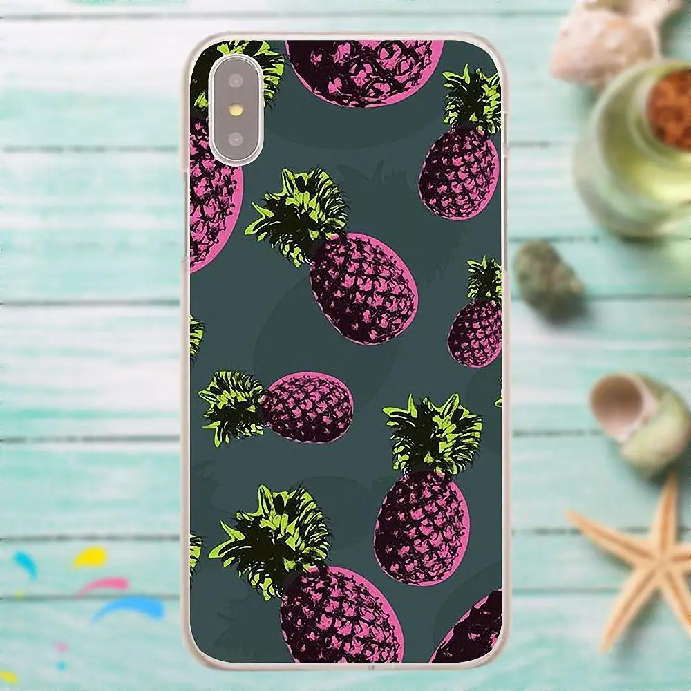Чехол из ТПУ с узором для Huawei G7 G8 Honor 5A 5C 5X6 6X7 8 V8 Mate 9 P7 P8 P9 P10 Lite Plus ананас искусство