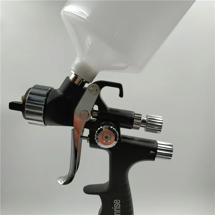 T50B 1.3mm nozzle SOONRISE T50B пистолет для покраски автомобиля, HVLP пистолет-распылитель, 600cc пластиковая чашка гравитационного типа подачи, 1,3 мм сопло - Цвет: T50B 1.3mm nozzle