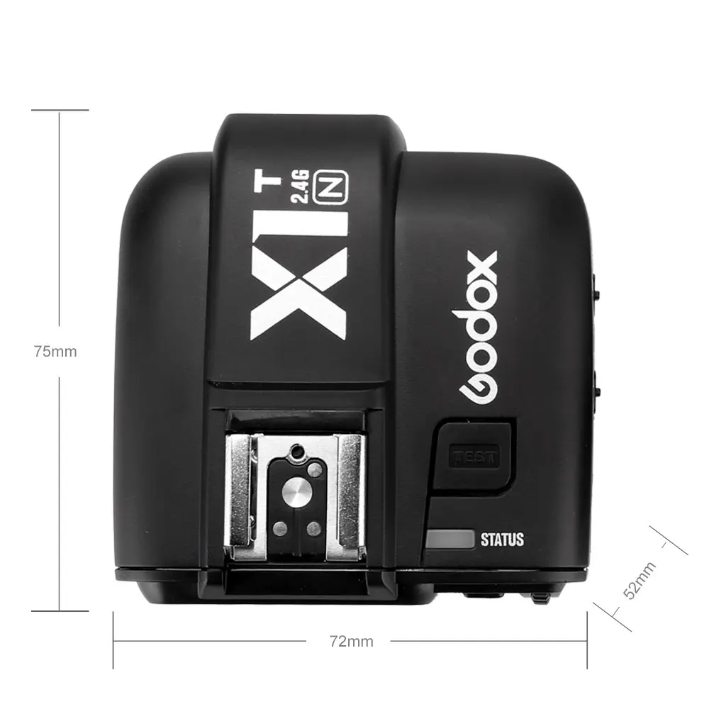 Godox X1N X1T N 2 4 ГГц i ttl Беспроводной один передатчик вспышка триггера для Nikon TT685N AD200