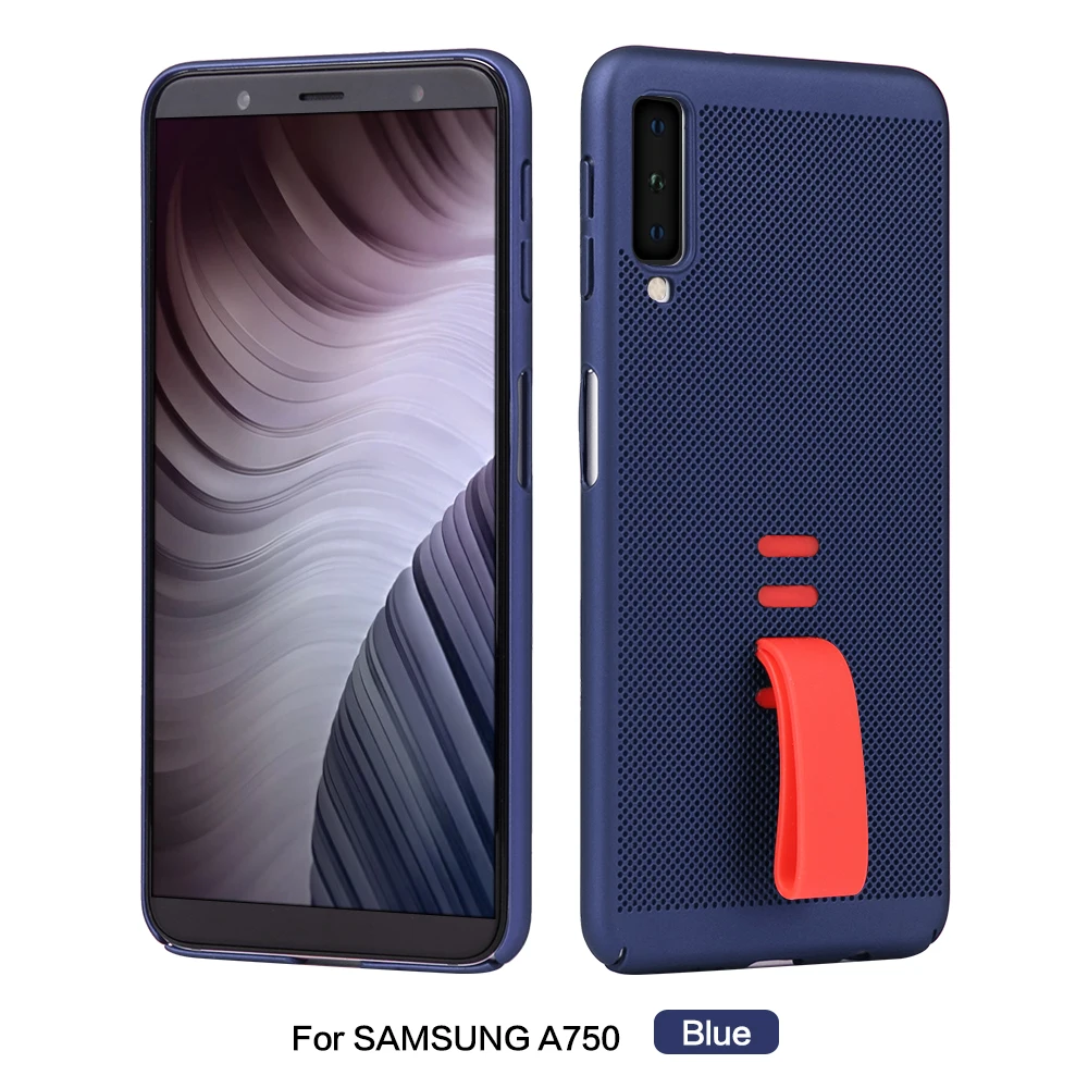 Матовый ультратонкий чехол для телефона Galaxy A750 чехлы с небольшим плетением