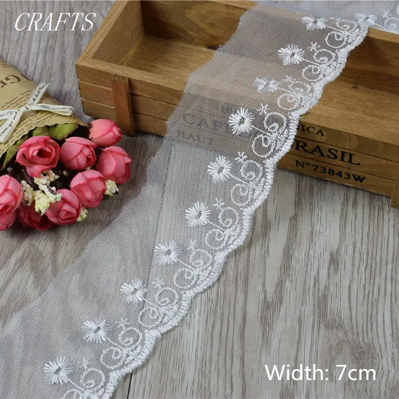 10 ярдов красивое дневное белое свадебное платье diy|diy wedding dress|embroidery lacewhite lace |
