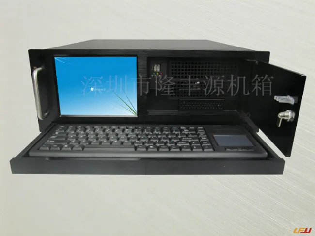 4U industrial server device integrated chassis HD size 8-inch touch screen panel PC Power 1.2 thicken |