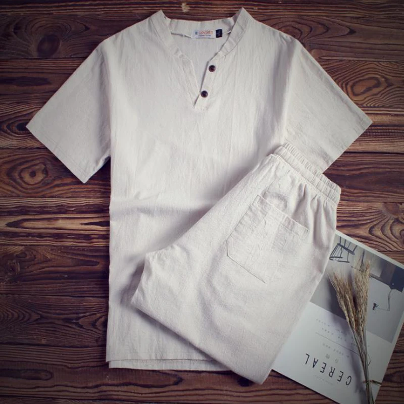 Специальное предложение высококачественные льняные мужские шорты с коротким