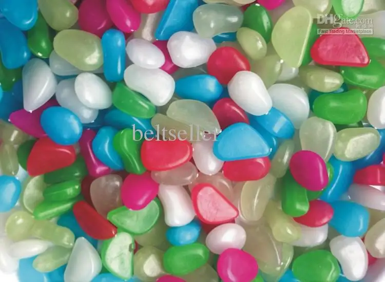 Горячая распродажа светятся в темноте фотолюминесцентная смолы камень легкий