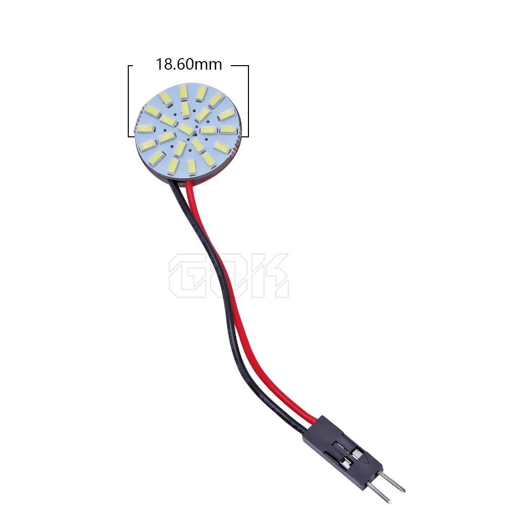 10 комплектов Светодиодная панель для автомобиля led 22SMD 3014 авто лампа чтения