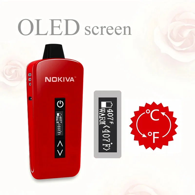 Оригинальный Nokiva испаритель электронная сигарета сухой травы vape ручка 2200 мАч