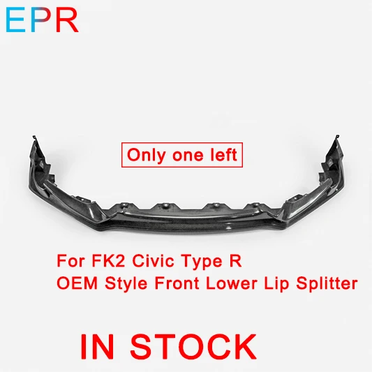 Для FK2 Civic Type R OEM стиль углеродное волокно передний нижний губ сплиттер для Honda
