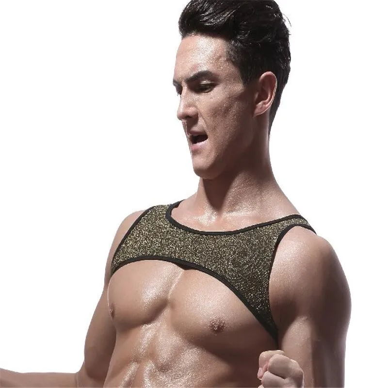 Мужская майка для мускулистых мужчин супер сексуальные топы на бретелях модные