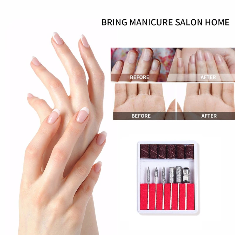 Электрические сверла для ногтей набор электронных пилок начинающих маникюрных