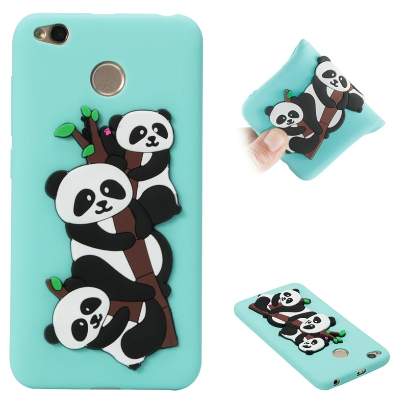 Xiomi Redmi 4X Cartoon Cute Panda Silicone Phone Case on for Xiaomi Cover Fundas Xaomi 5.0&quot |