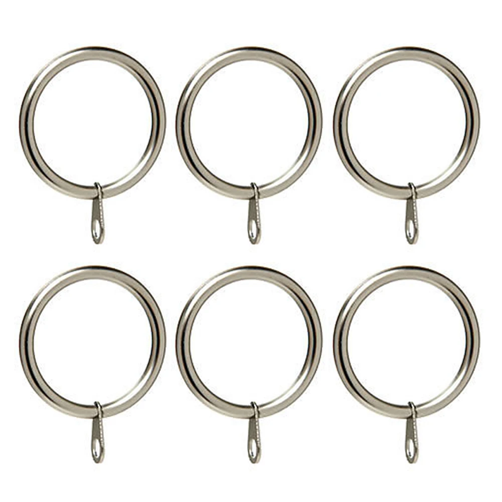 30 мм крючки Серебряное окно металлический стержень подвесной прочный занавес