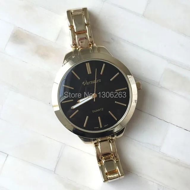 2016 золотые металлические часы кварцевые женские GENEVA Reloj Женские Relogio наручные для