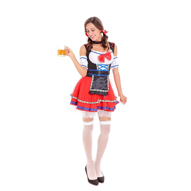 Октоберфест Германия Пивной карнавал фестиваль октября Dirndl юбка платье без