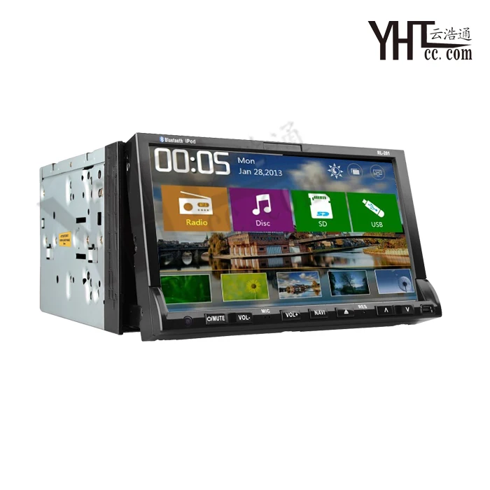 Беспроводная Камера Заднего Вида Двухместный 2 Din Car PC Tablet GPS Навигации для Nissan Qashqai