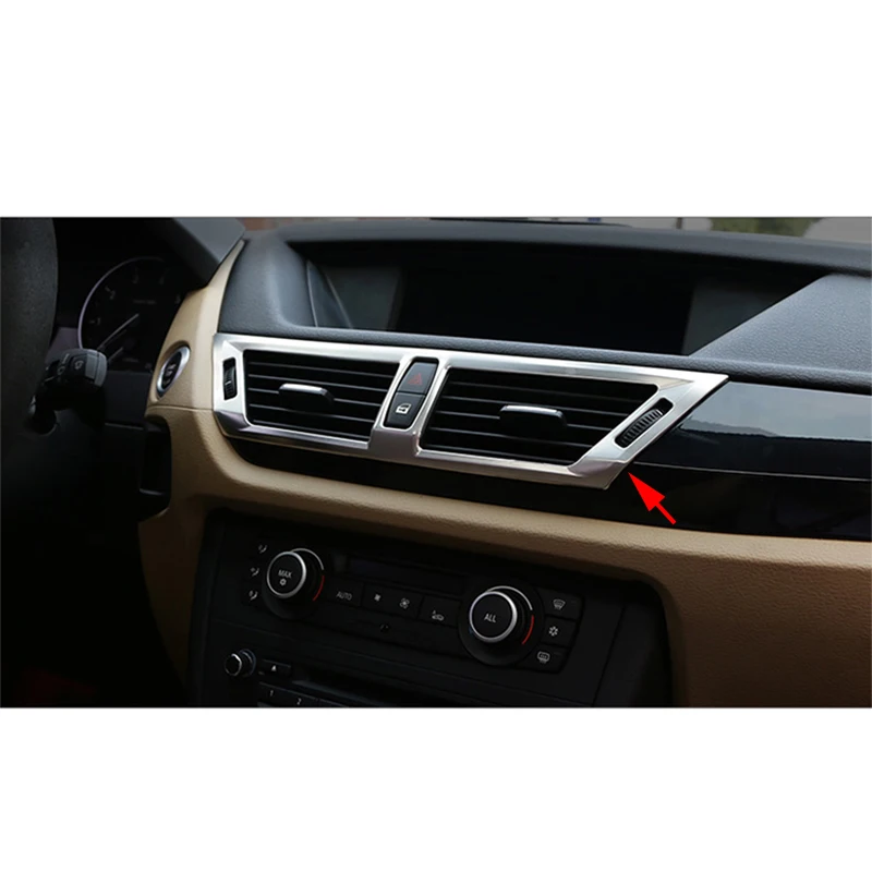 3x хром пластины Нержавеющая сталь сбоку кондиционер + центральной консоли