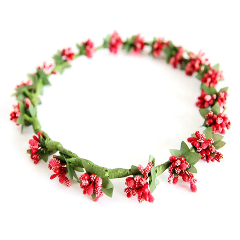 Эластичный женский венок для фотосъемки Mori аксессуар волос с фруктовым венком