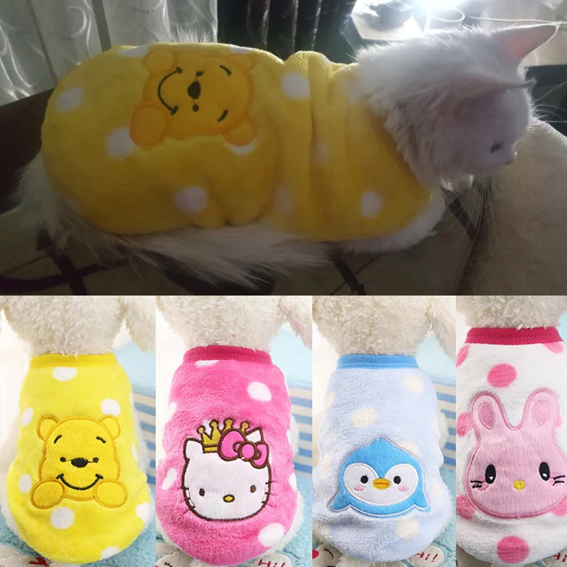 HEYPET милое животное одежда для собаки из флиса теплая детей зимняя куртка Щенок