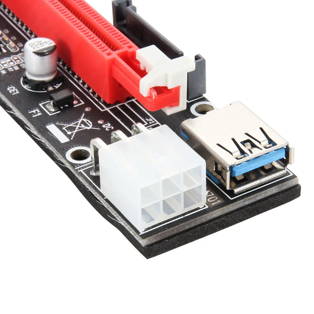 PCI-E Экспресс 1X до 16X Райзер-Райзер карточный адаптер для майнинга USB 3 0