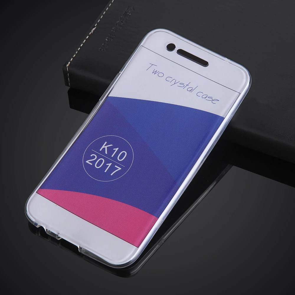 Новое поступление ультратонкий прозрачный мягкий чехол из ТПУ для LG K10 2017 полная