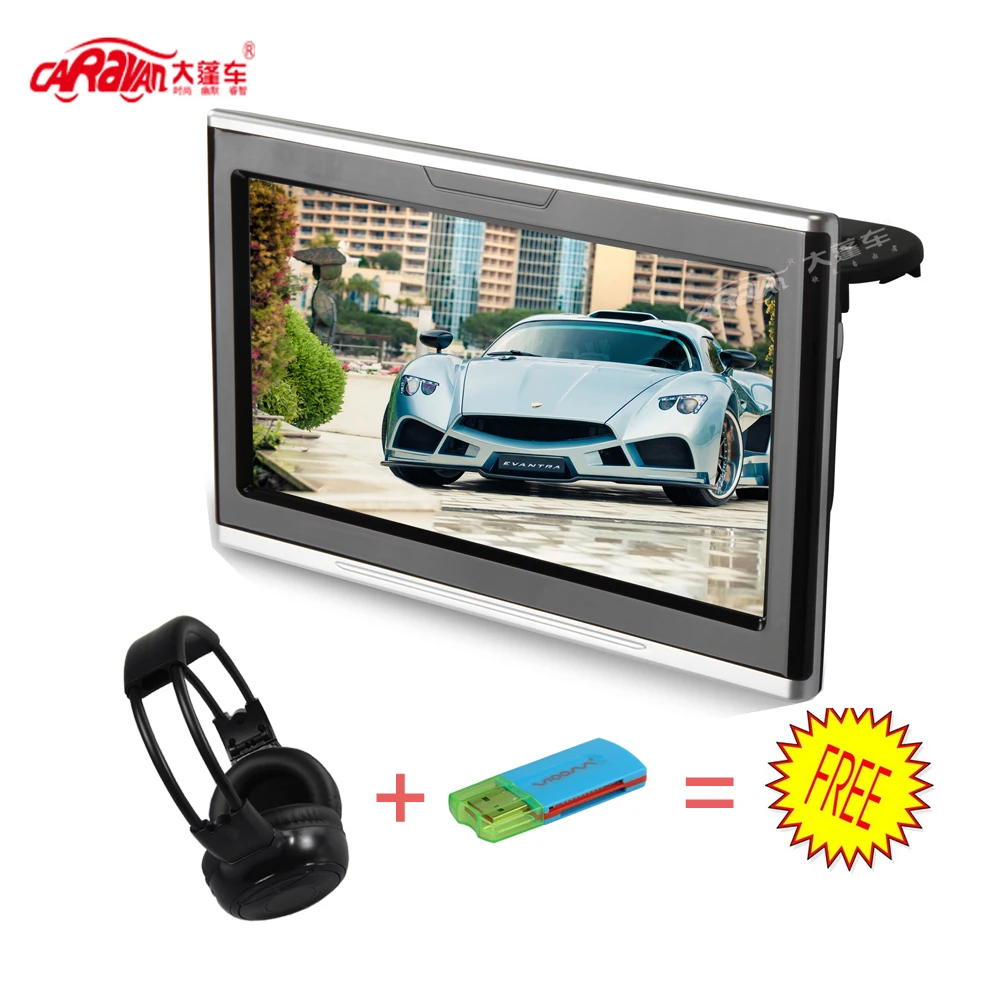CARAVAN 10.1 " Универсальный Android 4.4.4 монитор на подголовнике автомобиля 1024*600 HD TFT