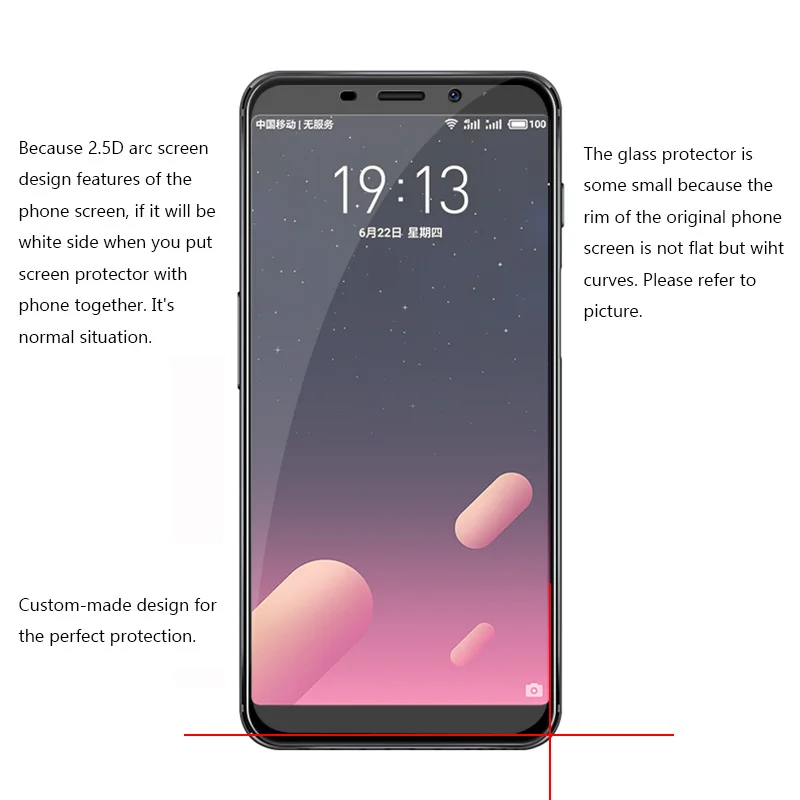 GonoRack (не полное) стекло для MEIZU M6s mblu S6 5 7 &quotЗащита экрана Meizu 9H 0 26 мм защитная