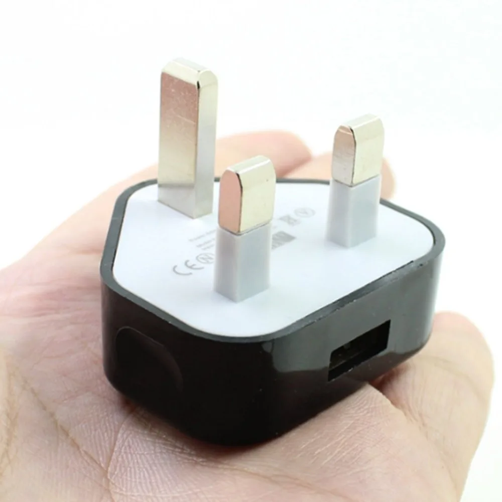 Штепсельная Вилка стандарта Великобритании 3 контактный usb адаптер зарядное