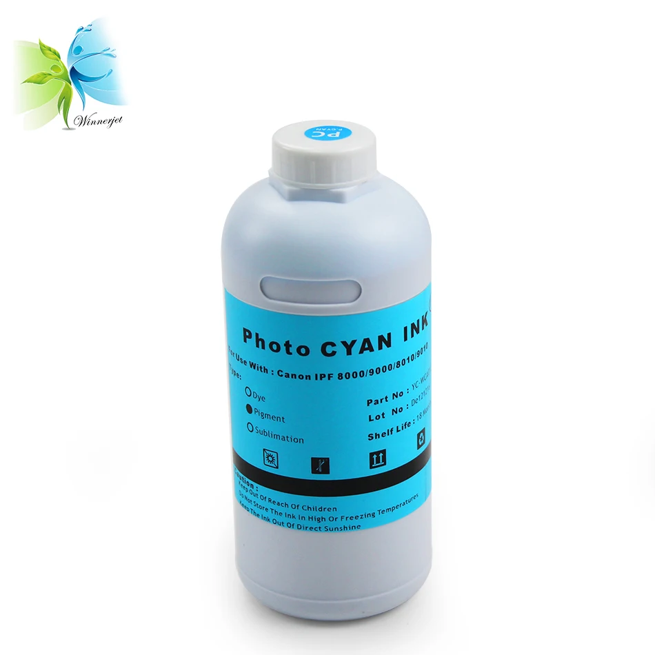 Winnerjet 8 liters/lot PFI-701 water based pigment ink for Canon IPF8000s IPF9000s 8000S 9000S printing refill | Компьютеры и офис