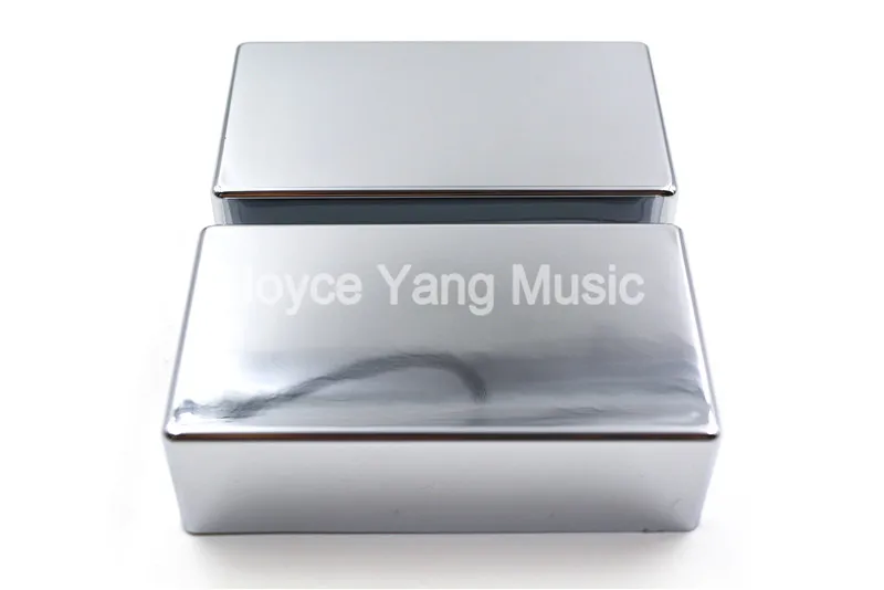

1 Set of 2pcs Niko Sealed Closed Chrome Brass Humbucker Pickup Cover For LP Style Electric Guitar Free Shipping Wholesales