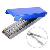 2pcs torch tip cleaner gas welding brazing cutting torch tip cleaner 13 in 1 guitar nut needle files nozzle cleaner