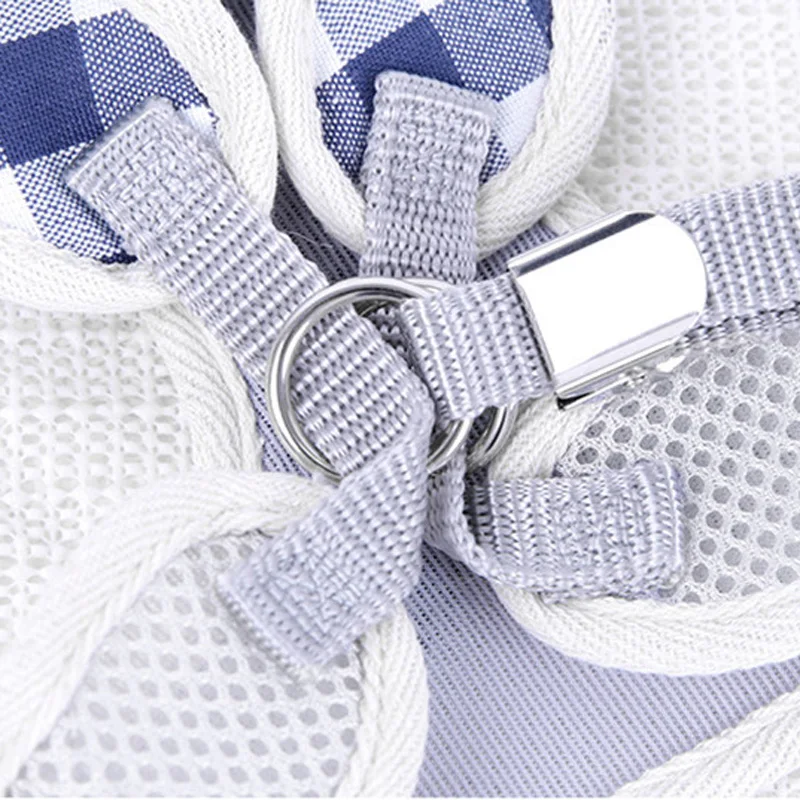 Дышащий комплект для кошек и поводков сетчатый жилет щенка котенка регулируемый