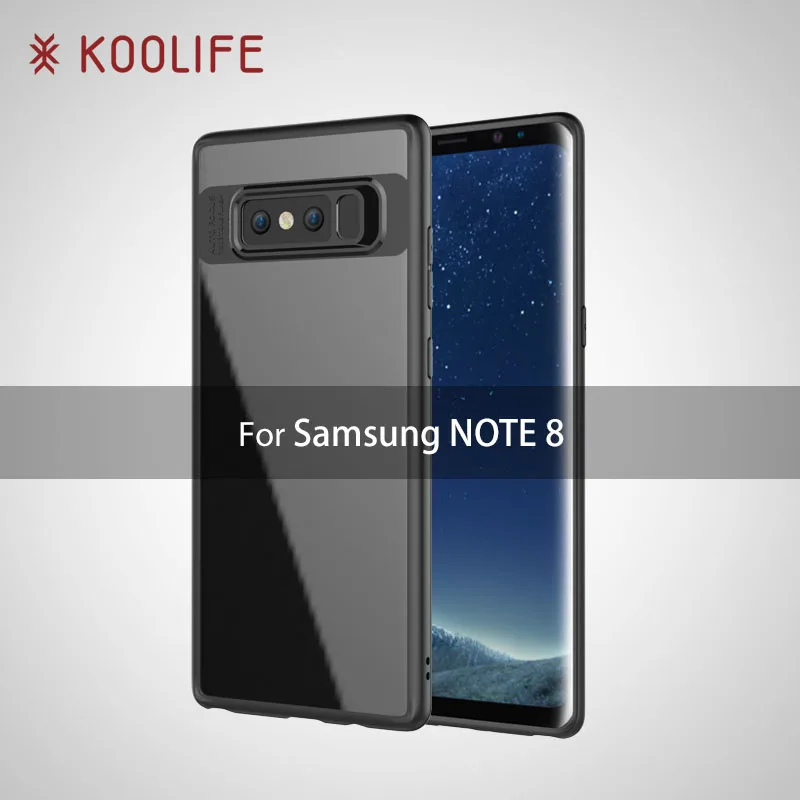 For Samsung Galaxy Note 8 Case Silicone Transparen Back Cover for Note8 Cases KOOLIFE Phone |