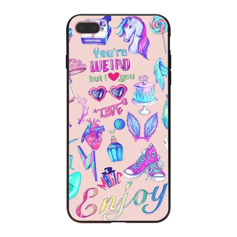 MaiYaCa Girly Pastel Witch Goth дизайнерский высококачественный чехол для телефона iPhone 8 7 6 6S Plus