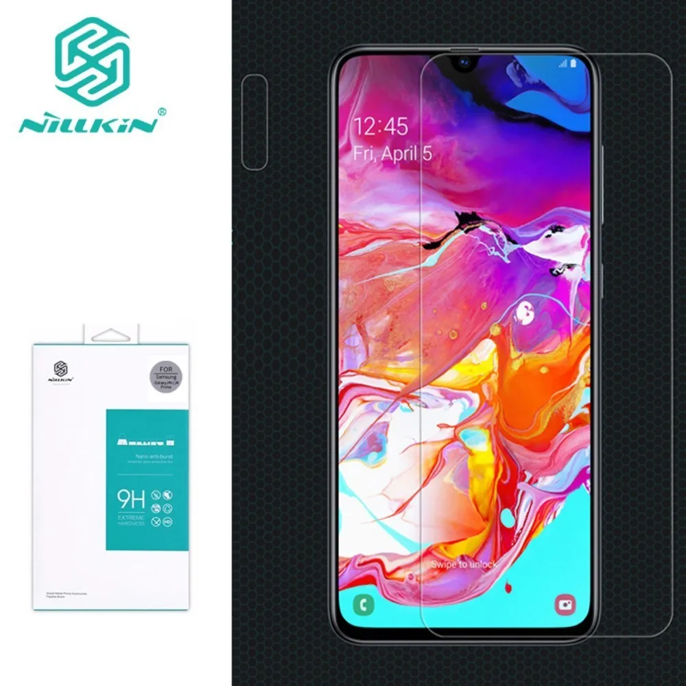 H Защитное стекло для экрана samsung Galaxy A70 6,7 ''NILLKIN Amazing H/H+ PRO 9H закаленное стекло для samsung A70 защитное стекло - Цвет: H
