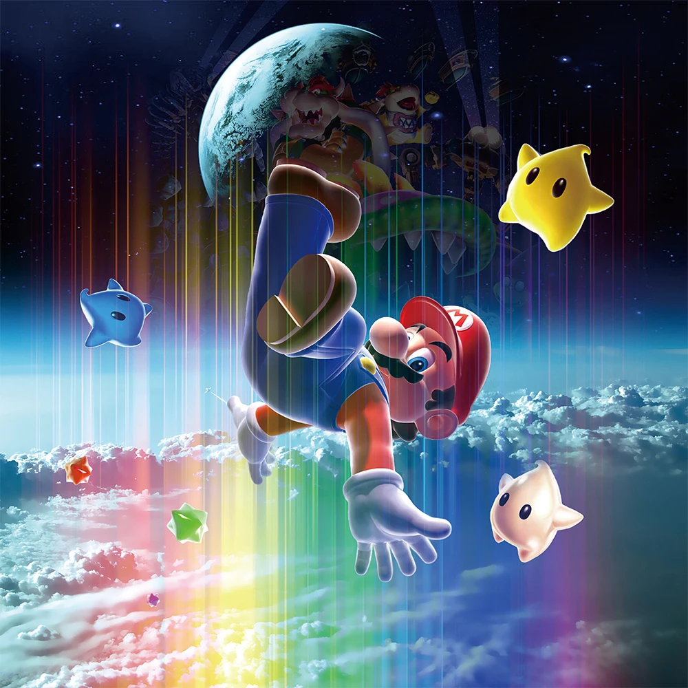 Пользовательские Супер Марио Галактика drapepanelstreatment фланелевый плед легкий