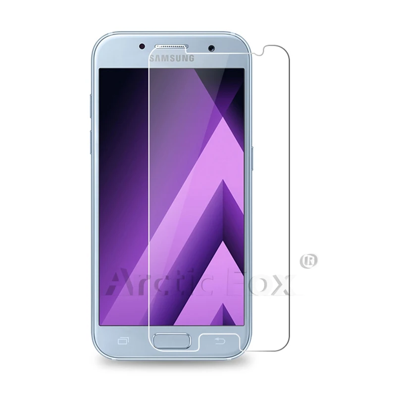 3 шт./лот закаленное Стекло для samsung Galaxy A3 (2017) экран протектор Защитная пленка 2017