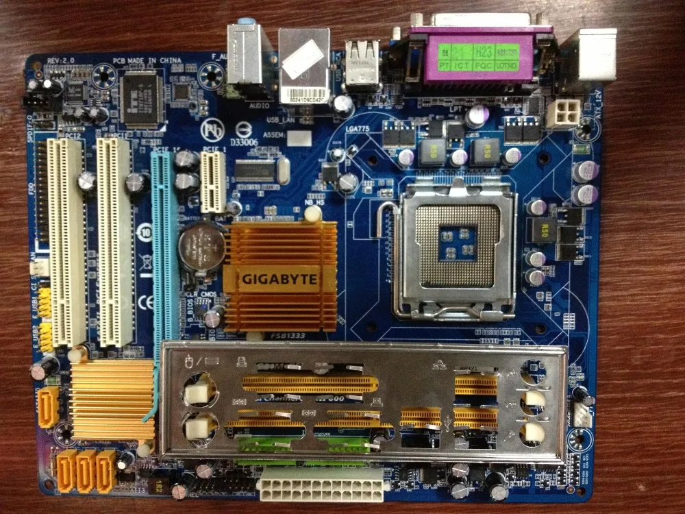 Бесплатная доставка 100% оригинальная материнская плата для Gigabyte GA-G31M-ES2C G31 DDR2 LGA775