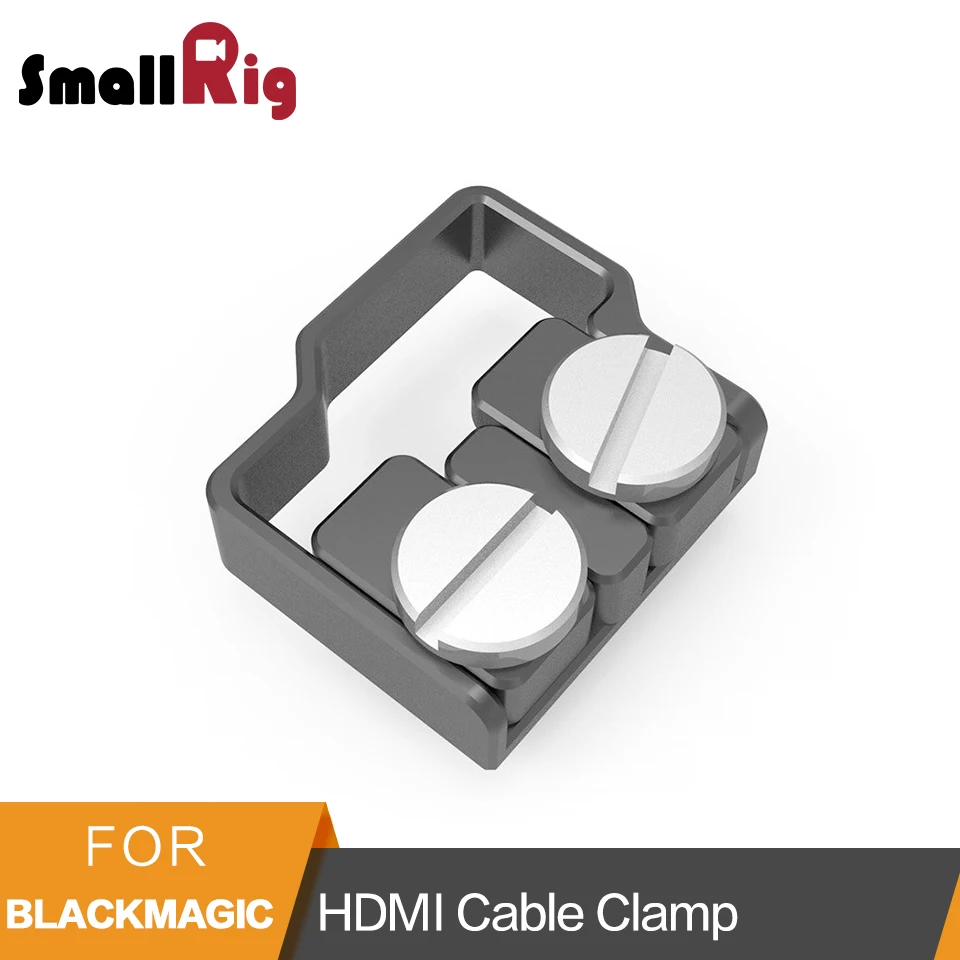 SmallRig для BMPCC 4K 6K Кабель HDMI USB-C кабельный зажим для Blackmagic Дизайн Карманный кинотеатр камера кабельный зажим Крепление-2246