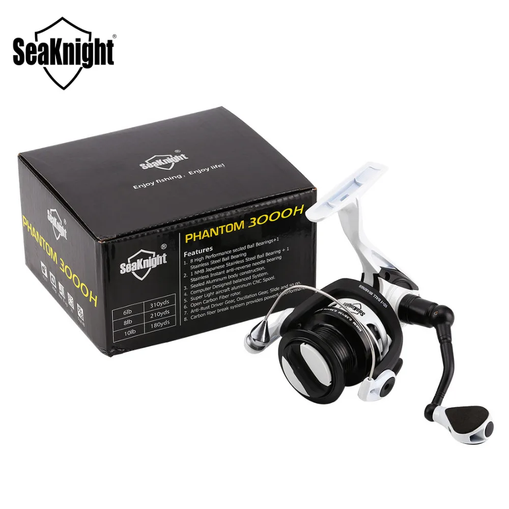 Рыболовные катушки CLOSE OUT SeaKnight PHANTOM PH 2000H 3000H 6 2: 1 спиннинг 10 + 1BB 6кг/8кг спиннинговое