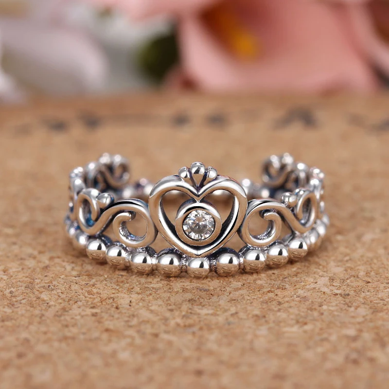 

HOMOD 2019 Hot Silver Color Bow Knot Stackable Ring With Cubic Zircon Fits Brand Ring For Women Engagement Ring femme Jewelry
