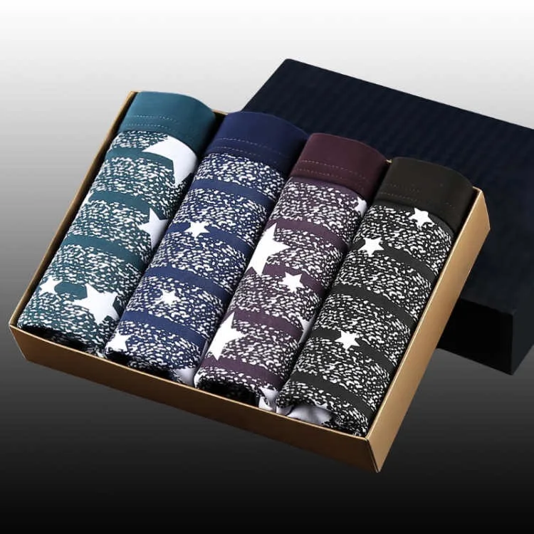 Известный Брендовое Мужское нижнее белье хлопковые мужские дышащие шорты