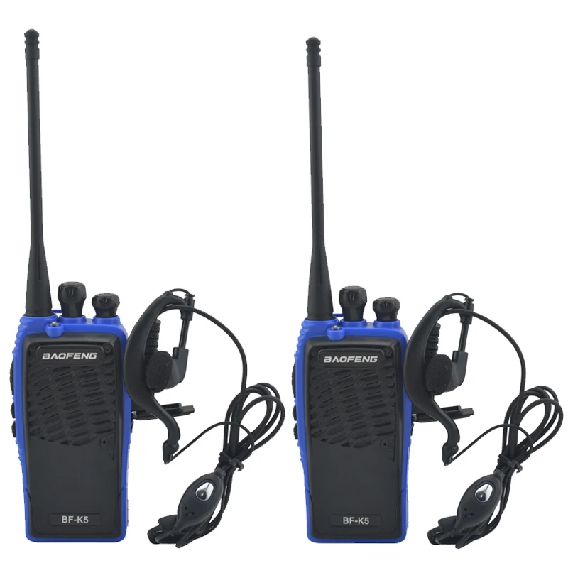 2 шт./лот Blue baofeng BF K5 UHF 400 480 МГц Портативное двухстороннее радио BAOFENG рация с
