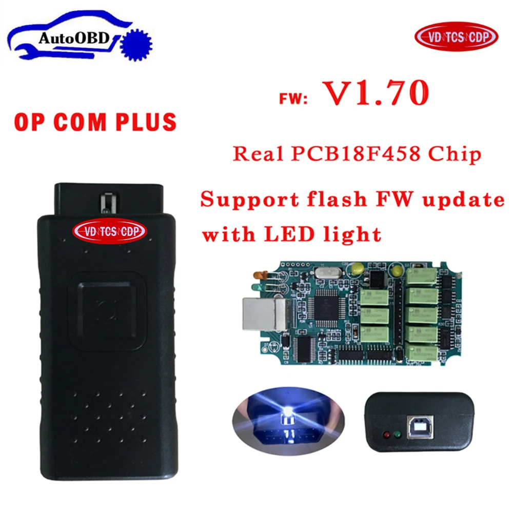OP COM PLUS OPCOM V1.70 прошивка лучшее качество для Opel диагностический инструмент с