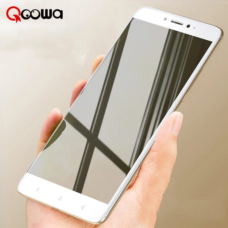 Qoowa Топ качество Экран протектор для Xiaomi Max 2 царапинам 2.5D изогнутые полное