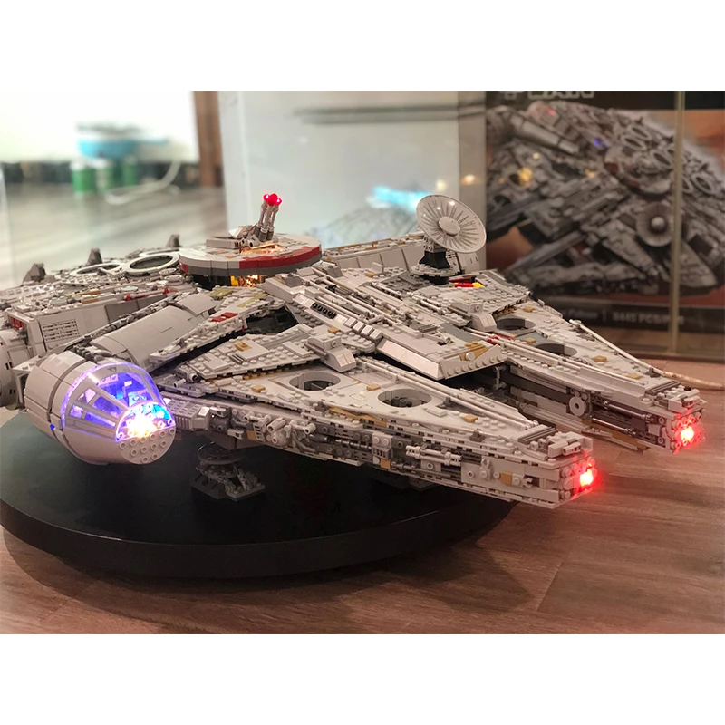 Комплект со светильник кой для LGset Star 75192 и 05132 Millennium конструктор модель блока
