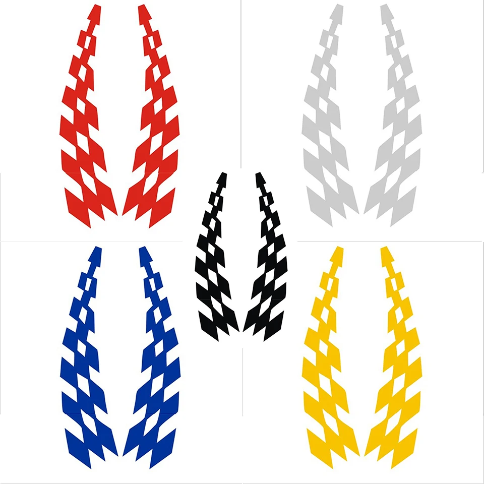 2 шт. крутая Автомобильная наклейка на переднее крыло для бровей Volkswagen VW Passat B6 B5 B7