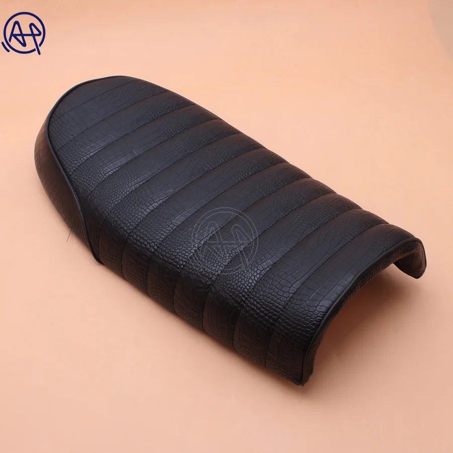 1x Motorcycle Crocodile Vintage Seat Retro Saddle Universal For Honda CB CL Cafe Racer CG125 CB200 CB350 CB400 CB500 CB750 |