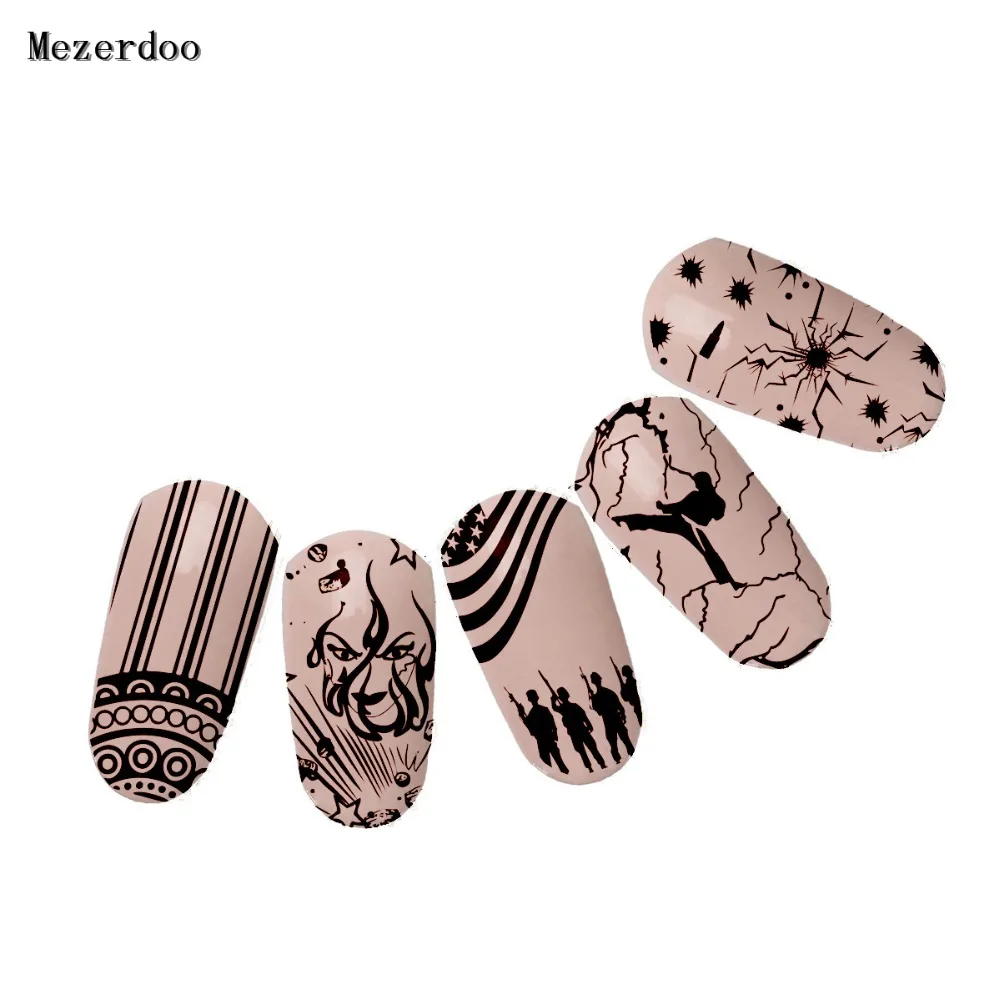 Шаблон для стемпинга по мотивам войн шаблоны китайского солдата кунг фу