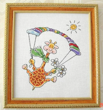 Набор для вышивки с изображением мультяшного жирафа A2327 11CT|cross stitch kits|cartoon cross