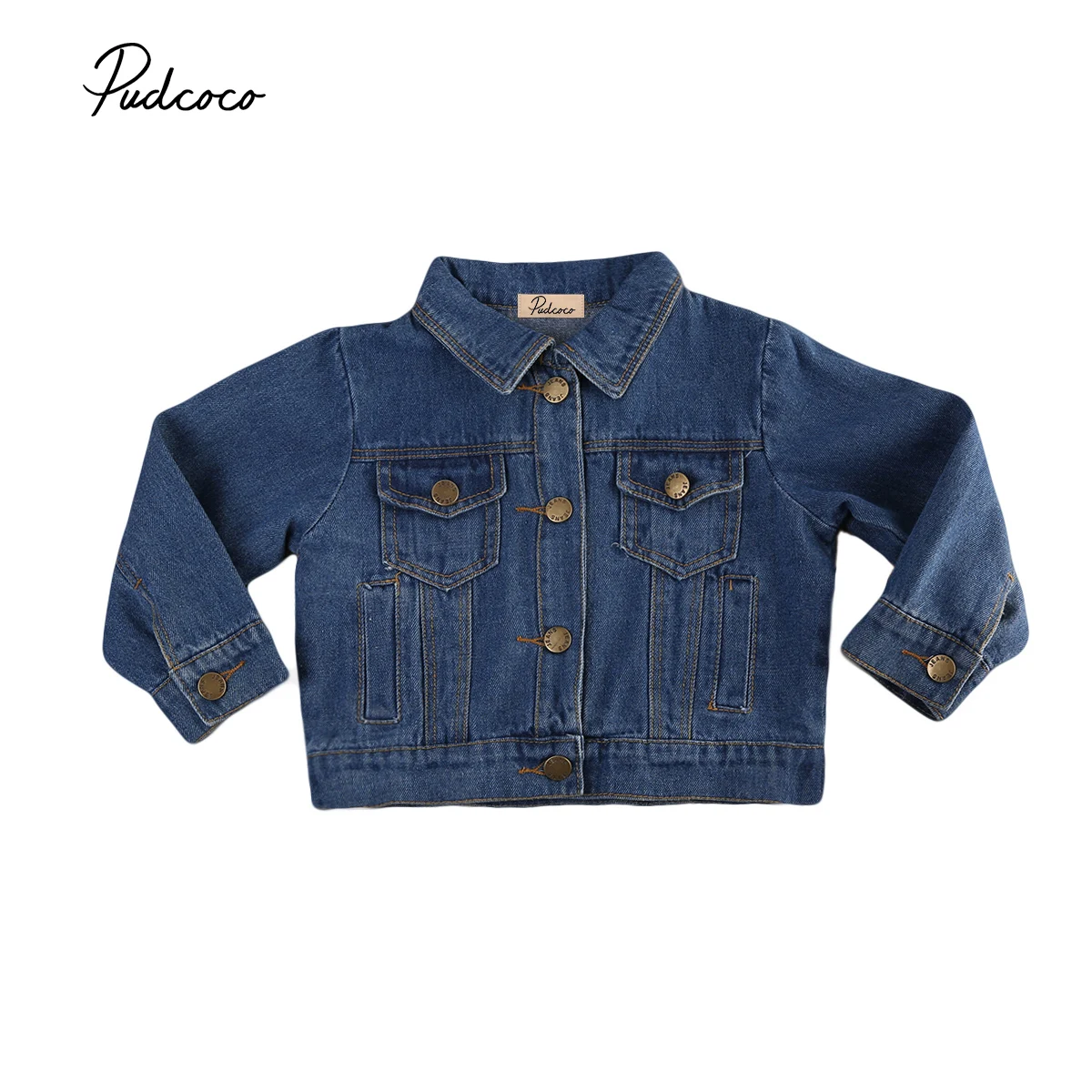 Long sleeve Denim Jacket Coat For Toddler Girl | Детская одежда и обувь