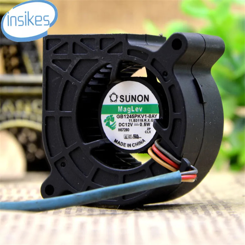 Sunon GB1245PKV1 8AY гидравлические подшипники осевой вентилятор охлаждения DC 12V 0 5 W 4520 4cm